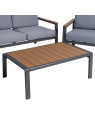 Salon de jardin Blanes anthracite Salon de jardin Blanes anthracite