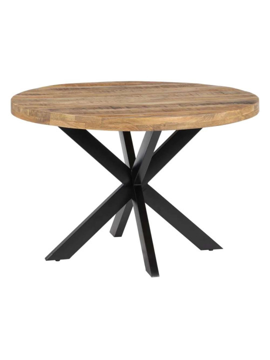 Table à manger diaz industrielle en bois de manguier Table à manger diaz industrielle en bois de manguier