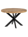 Table à manger diaz industrielle en bois de manguier Table à manger diaz industrielle en bois de manguier