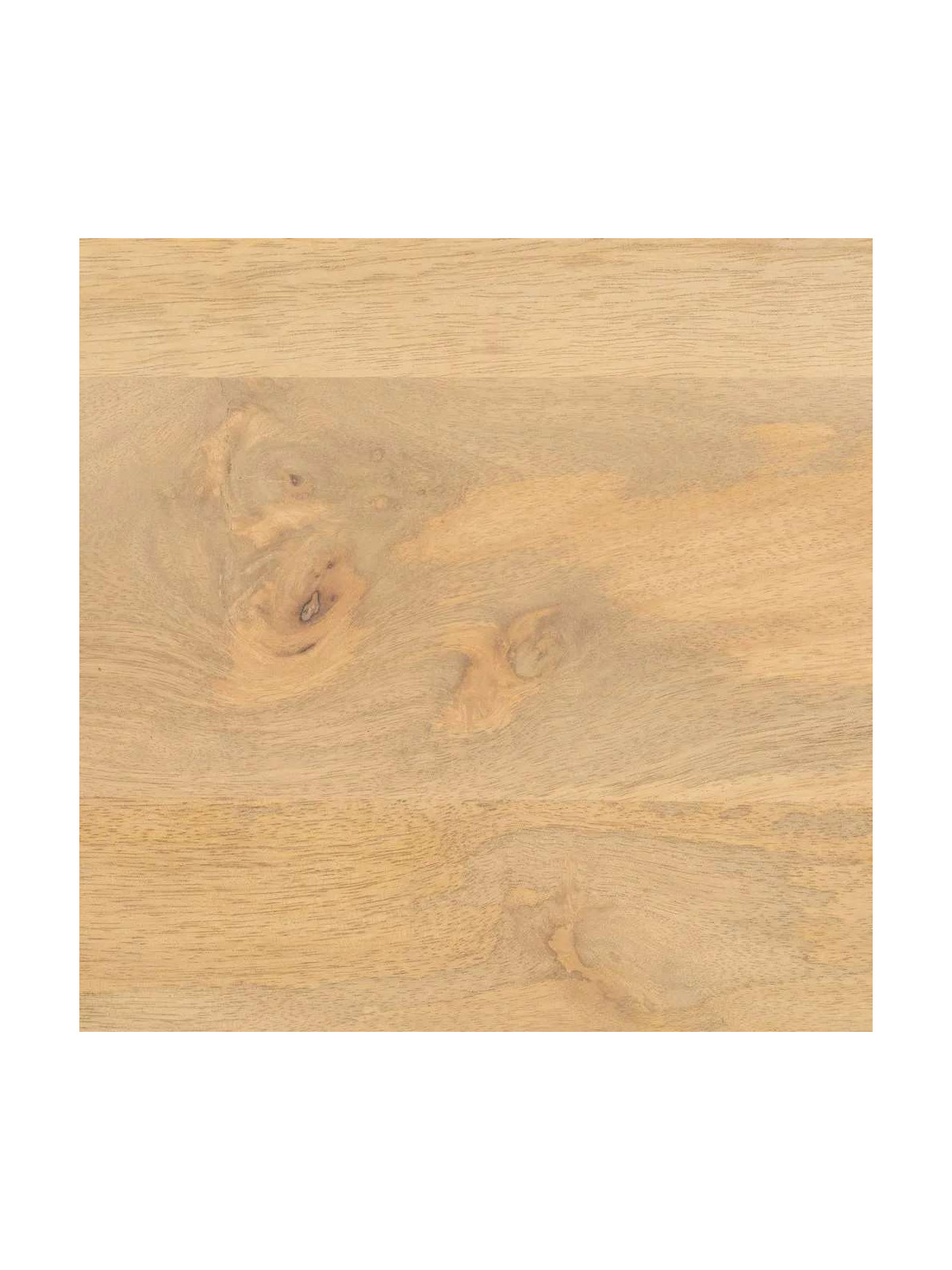 Table basse ovale naturel en bois de manguier