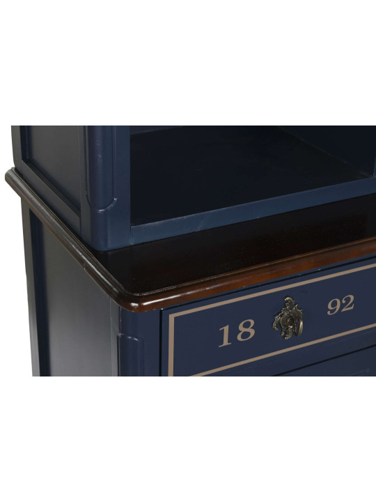 Vitrine 1892 bleu marine