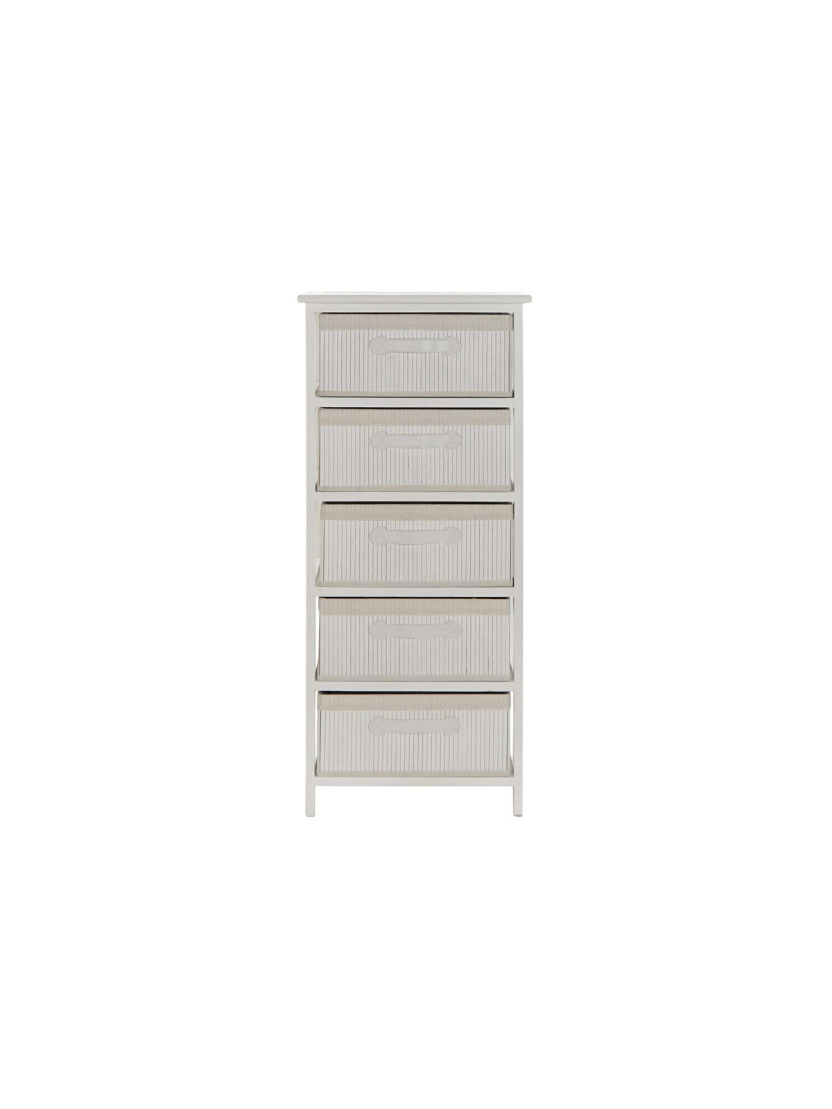 Chiffonnier Jose blanc 4 tiroirs
