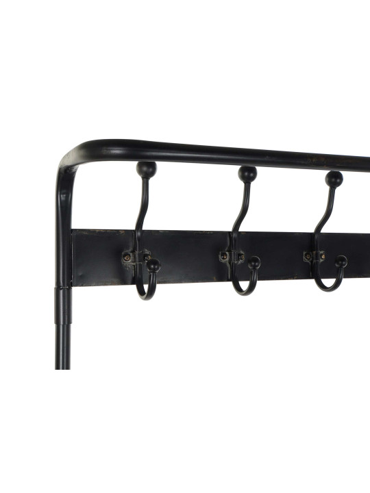 Porte manteau Antonio en métal noir Porte manteau Antonio en métal noir