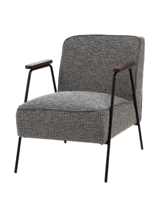 Fauteuil Huggy Chiné gris