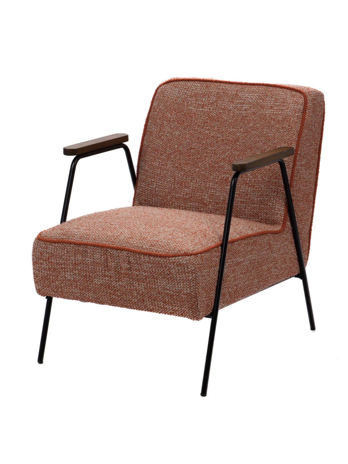 Fauteuil Huggy Chiné orange