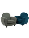 Fauteuil Club Jack gris