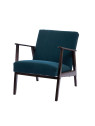 Fauteuil William tissu bleu