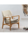 Fauteuil Elfos Beige Fauteuil Elfos Beige
