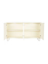 Enfilade blanche demi cylindre