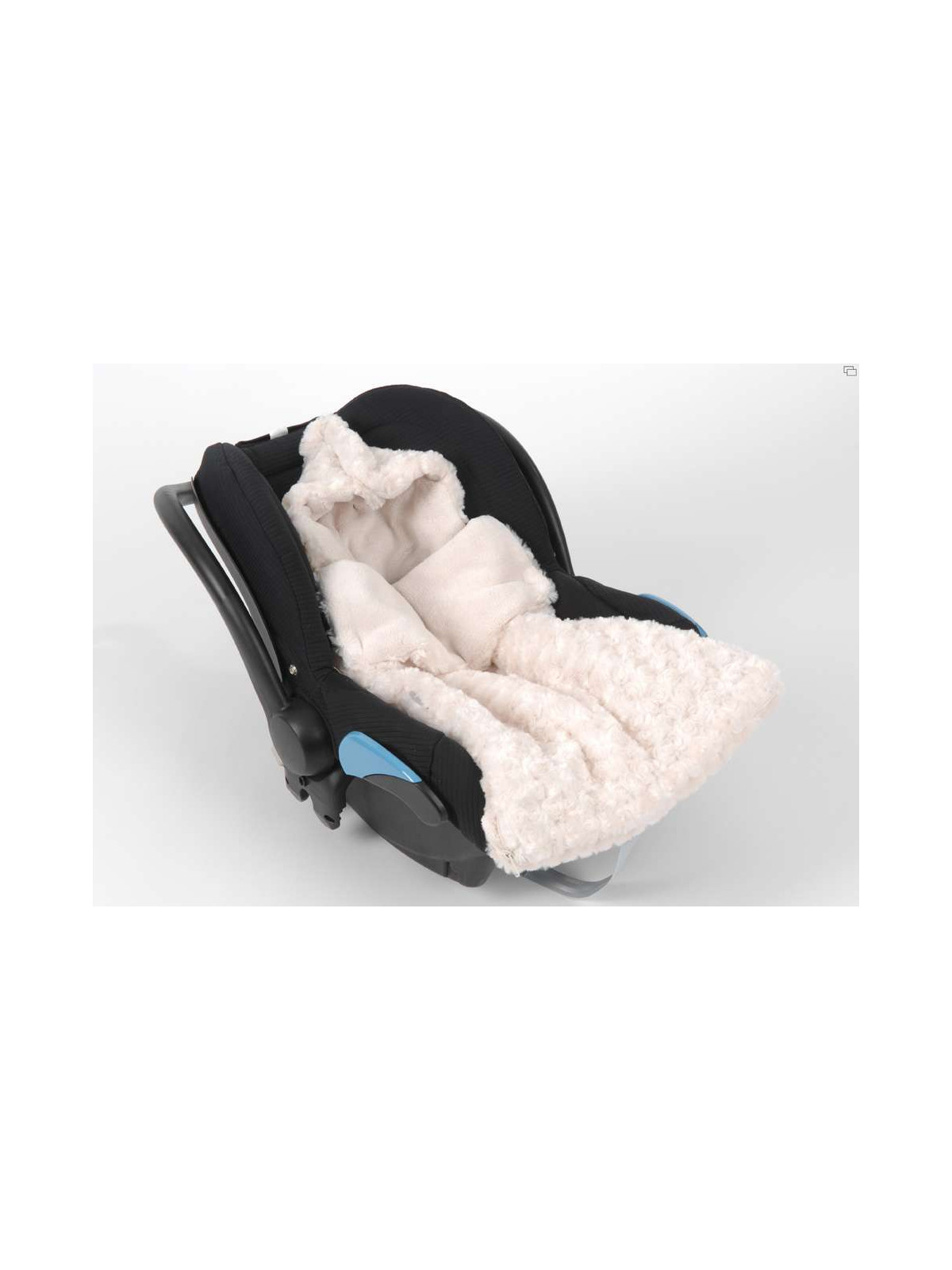 Nid d'ange doudou pour enfant couleur crème