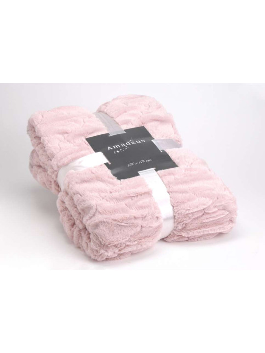 Plaid rose Vague 170*130 cm