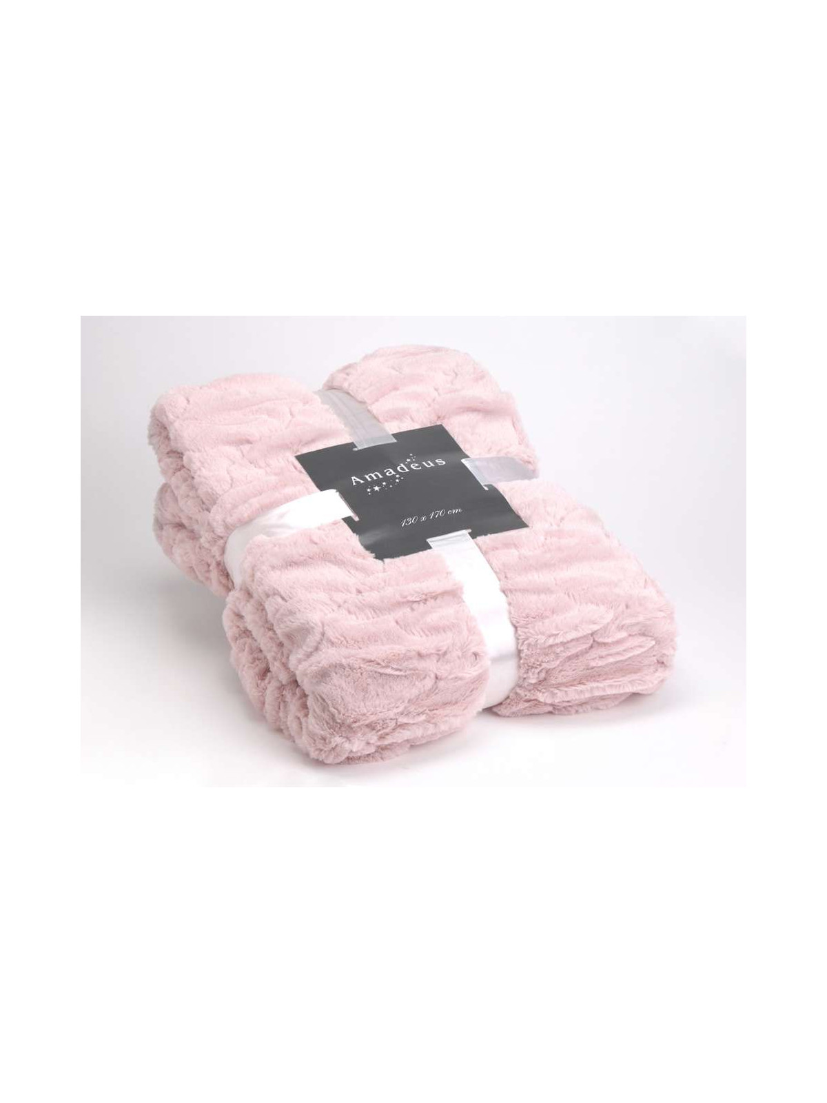 Plaid rose Vague 170*130 cm