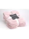 Plaid rose Vague 170*130 cm