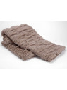 Plaid taupe Vague 170*130 cm