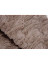 Plaid taupe Vague 170*130 cm