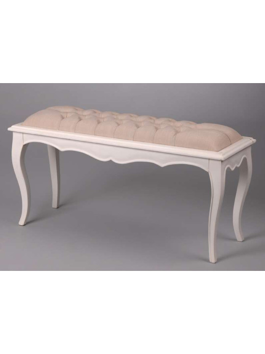 banc de lit beige