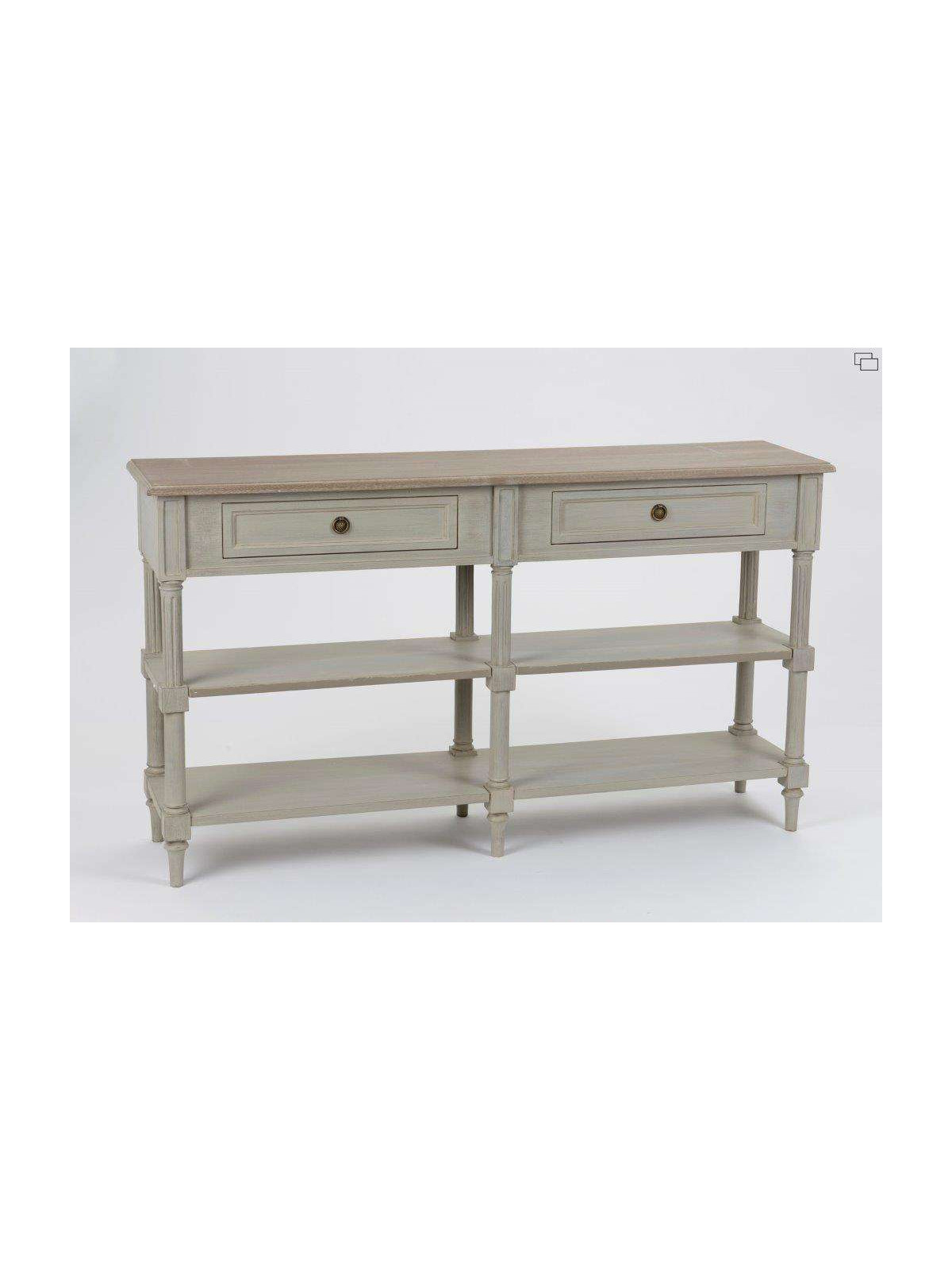 Meuble drapier cérusé lin Amadeus