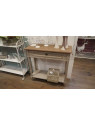 Console en bois lin et chêne
