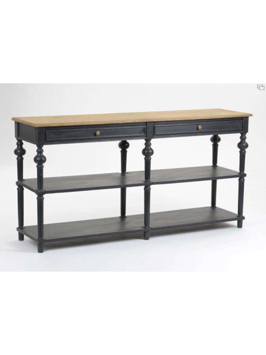 Meuble drapier noir Amadeus