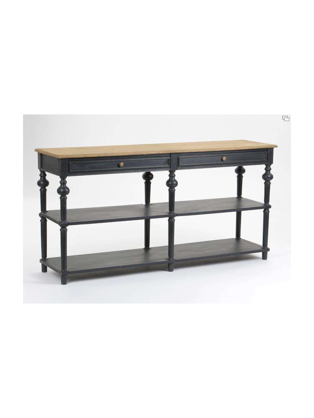Meuble drapier noir Amadeus