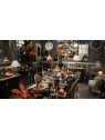 Meuble drapier noir Amadeus