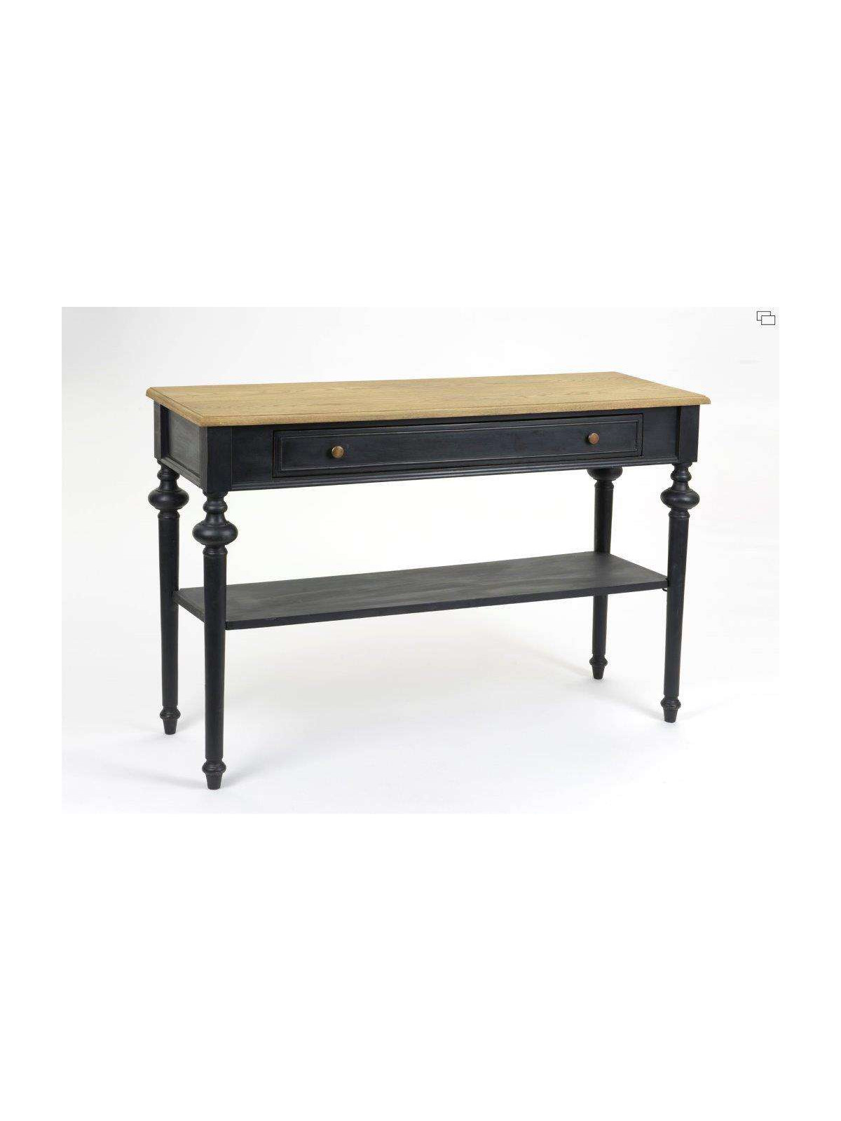 Console bois noir sur 2 N Amadeus