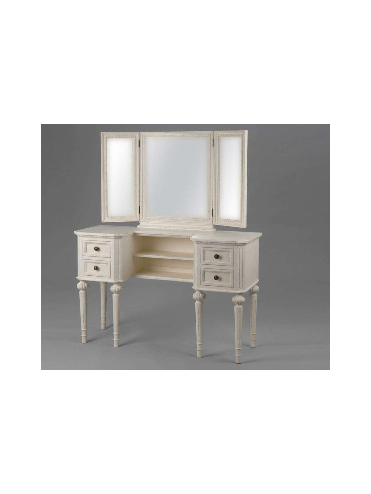 Coiffeuse bois blanc ou Bureau féminin