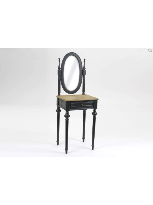 Coiffeuse de chambre  bois noir 