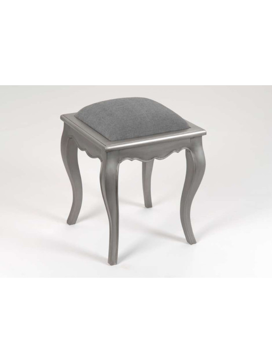 Tabouret de coiffeuse gris gustavien 